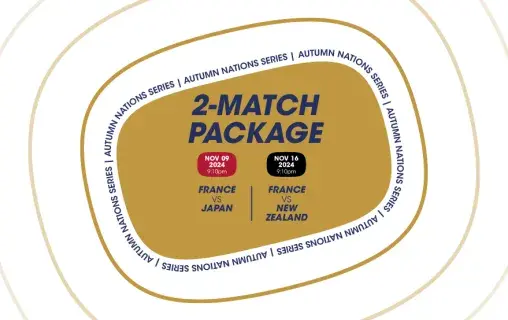 2-match package - Autumn Nations Series 2024