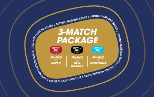 3-match package - Autumn Nations Series 2024