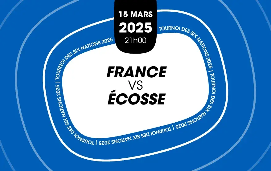 Visuel France vs Ecosse 2025