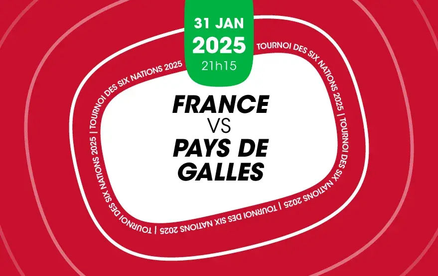 Visuel France v Pays de Galles 2025