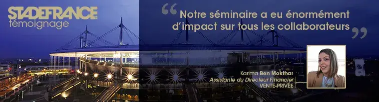 L'impact d'un séminaire au Stade de France
